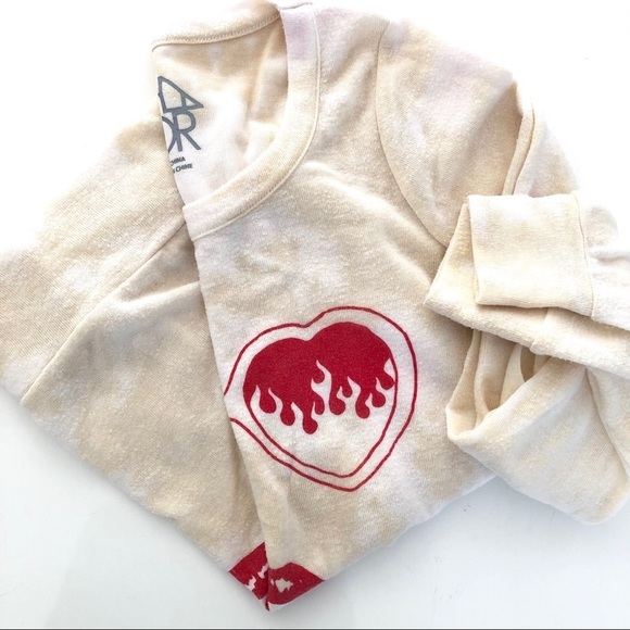 Chaser Tie Dye Graphic Tee Oversized Sweater - Picture 9 of 10